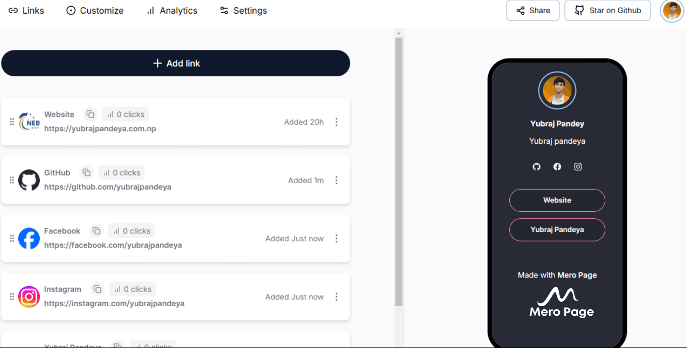 App screenshot